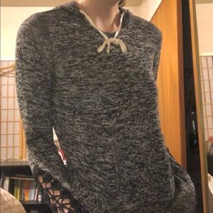 Aeropostale Thin Hooded Pullover Sweater